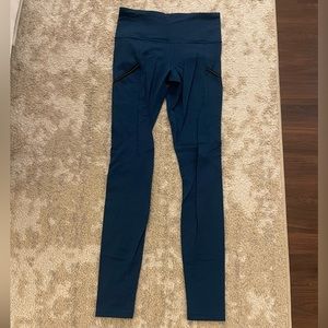 Lululemon Fast and Free Leggings- Teal